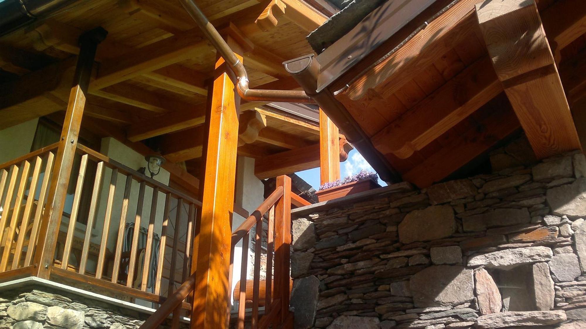 Eco Chalet Maison Dominique Challand-Saint-Anselme Exterior photo