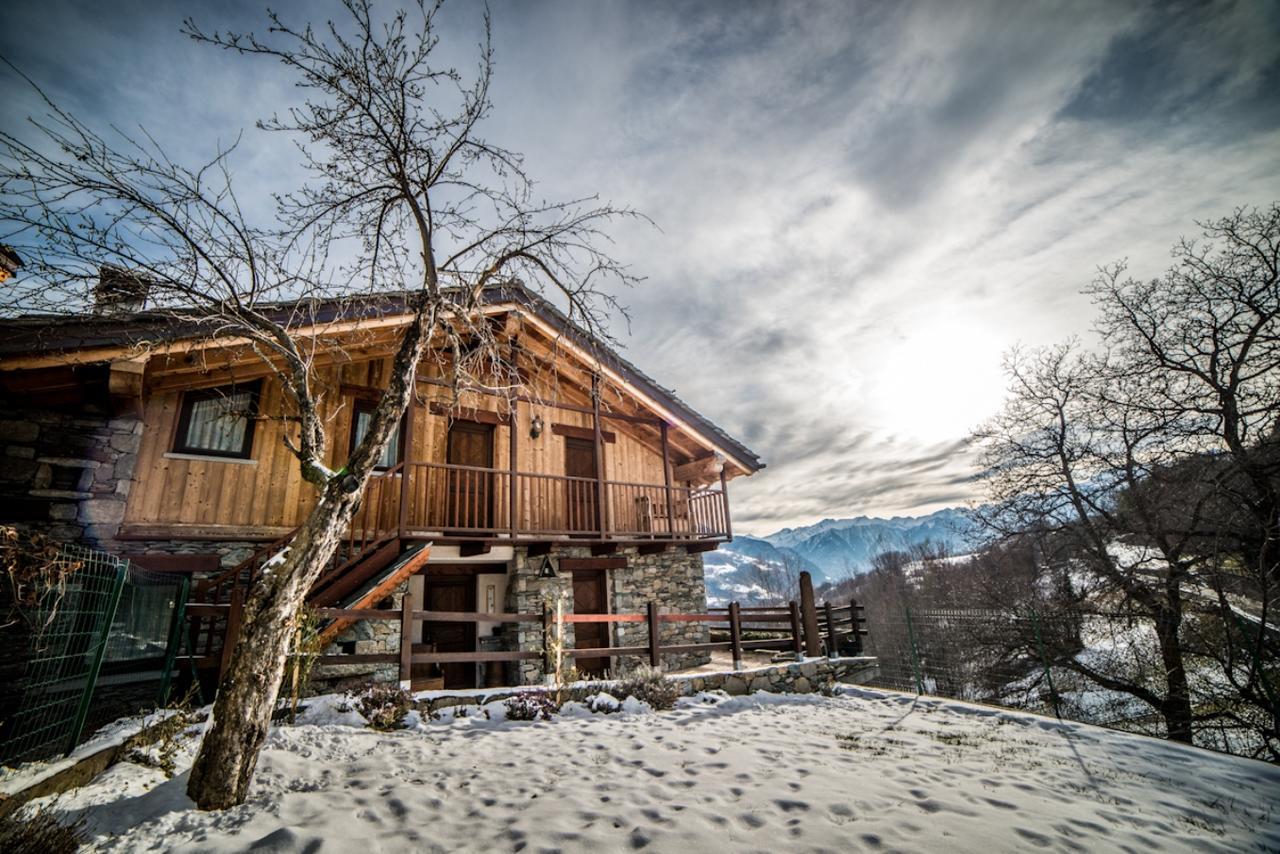 Eco Chalet Maison Dominique Challand-Saint-Anselme Exterior photo